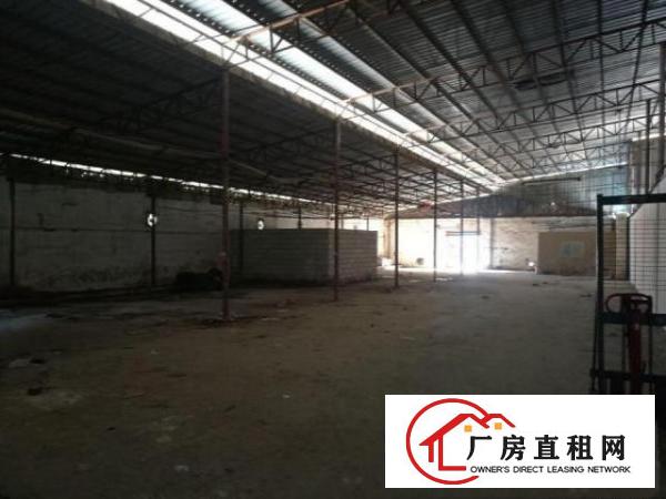  凤岗黄洞塑胶抽粒破碎展柜家私便宜钢结构厂房出租