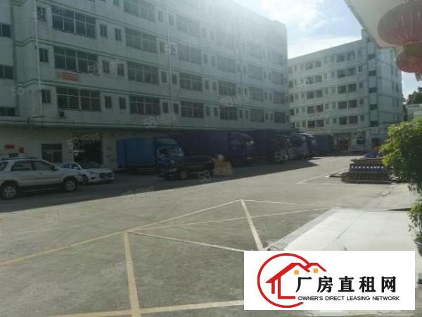  凤岗华兴工业园新出一楼900平超大空地带牛角厂房出租可分租