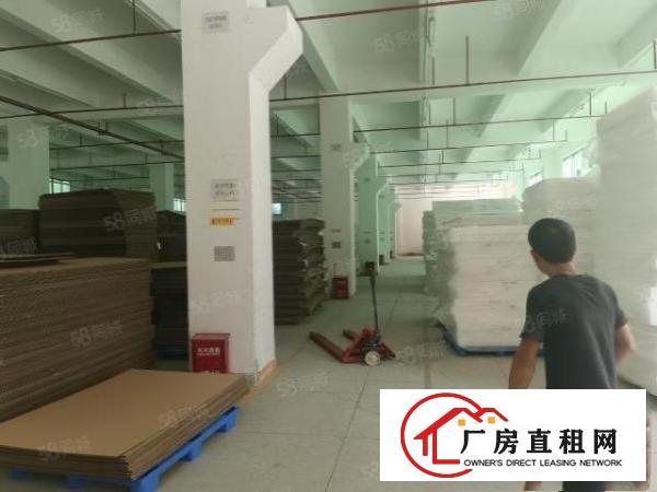  凤岗华兴工业园新出一楼900平超大空地带牛角厂房出租可分租