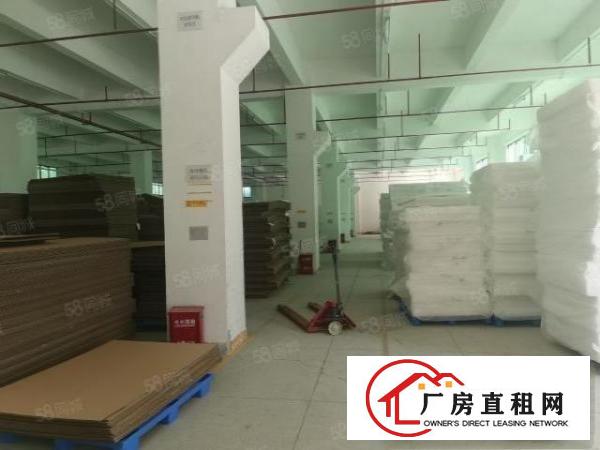  凤岗华兴工业园新出一楼900平超大空地带牛角厂房出租可分租