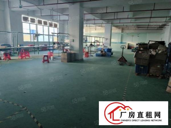  凤岗镇金凤凰大工业园楼上带办公室装修厂房出租660平方
