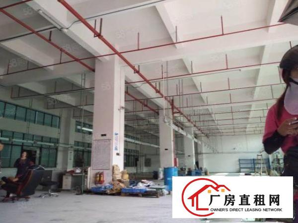  凤岗宏盈工业区三楼1200平厂房出租可以分租可办环评