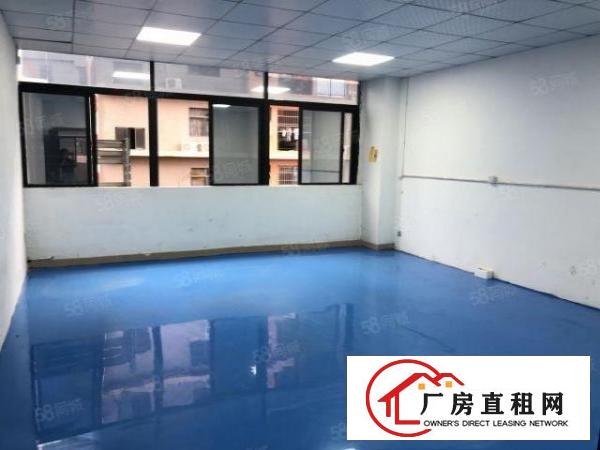  凤岗花园式厂房楼上精装修1200平方现成地坪漆办公室