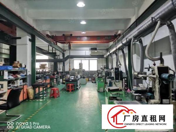  凤岗五联一楼560平厂房出租现成行车地坪漆适合各种行业