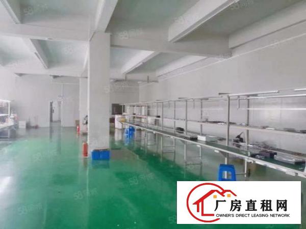  凤岗带流水线台地坪漆办公室厂房拎包入住出租1000平米
