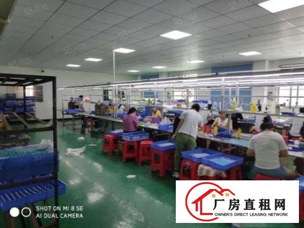  凤岗小面积带装修厂房出租单层1000平独立货梯配套3吨一台