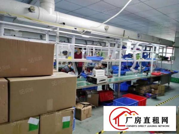  凤岗高新产业园空出楼上精装修厂房1200平方出租拎包入驻