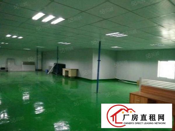  雁田宏盈大型工业园楼上厂房分租面积1000平方带办公室装修
