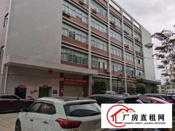  凤岗雁田前卫工业园区三楼500平可分租形象好超大空地厂房出租