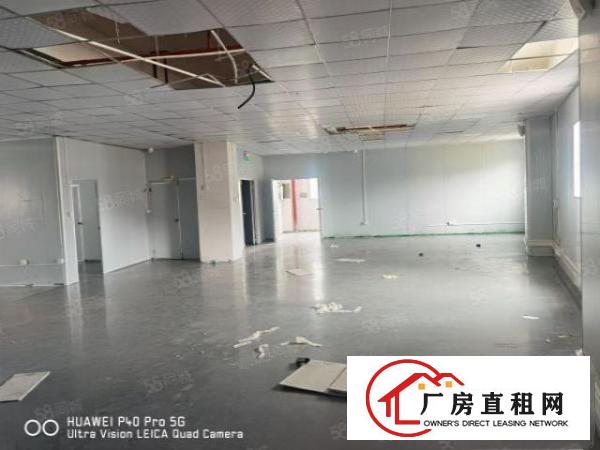  凤岗五联新出楼上豪华装修厂房500平方，水电齐全