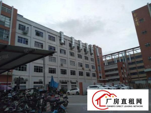  凤岗雁田南山工业区新出三楼350平带办公室装修厂房出租地坪漆
