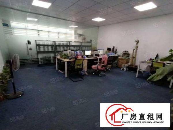  凤岗雁田布心成熟园区内空地超大楼上现成装修550平方厂房出租