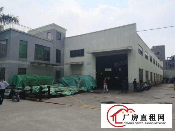  凤岗单一层独栋砖墙到顶滴水8米钢结构1300平厂房出租