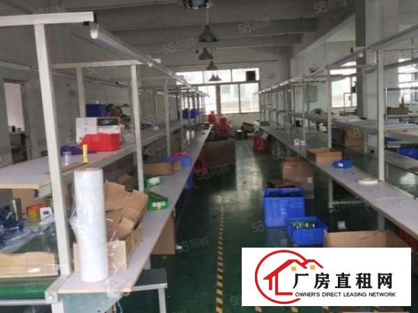 凤岗雁田新出原房东二楼600平厂房出租，现成水电装修