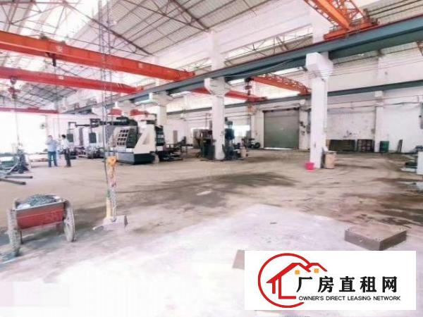 凤岗成熟工业园空出12米高重工业钢构厂房1400平方带航车