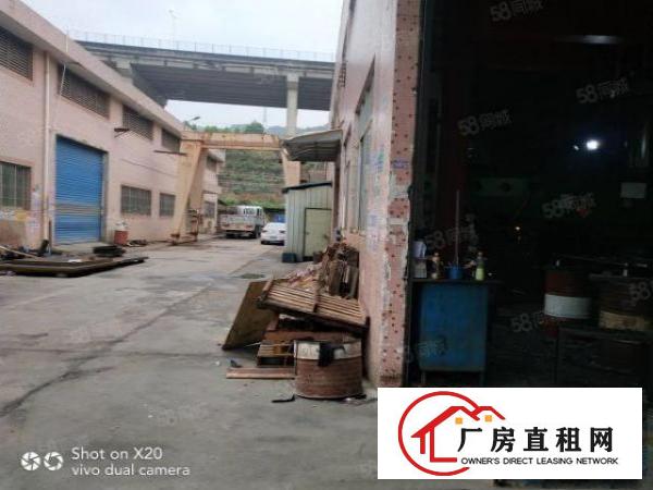  凤岗成熟工业园空出12米高重工业钢构厂房1400平方带航车