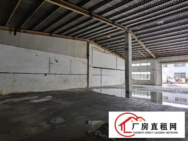  砖墙到顶钢结构单一层共1200平，可分租俩个600平