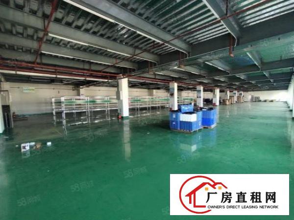  清溪重河零公摊砖钢混合三楼厂房整层1450平现成装修水电齐全