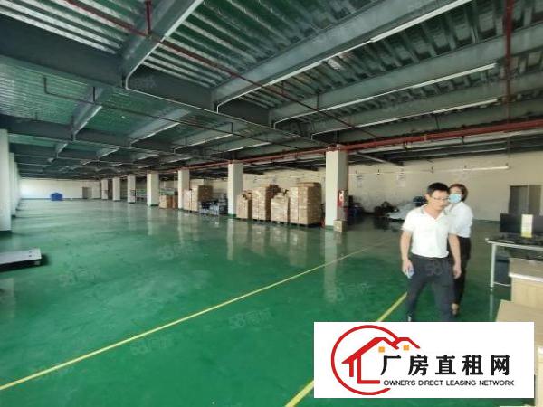  清溪重河零公摊砖钢混合三楼厂房整层1450平现成装修水电齐全