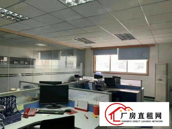  清溪三中原房东独院厂房分租二楼950平方现成装修办公室地坪漆