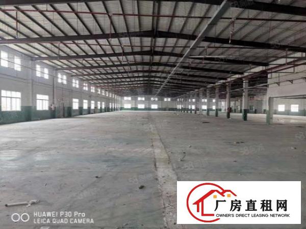  清溪镇新出9米高单一层厂房9850平米低价出租，可分租
