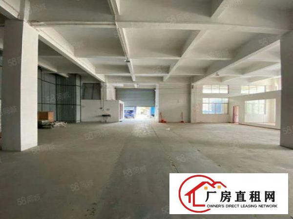  清溪三中一楼600平标准厂房，可进大车现成办公室，