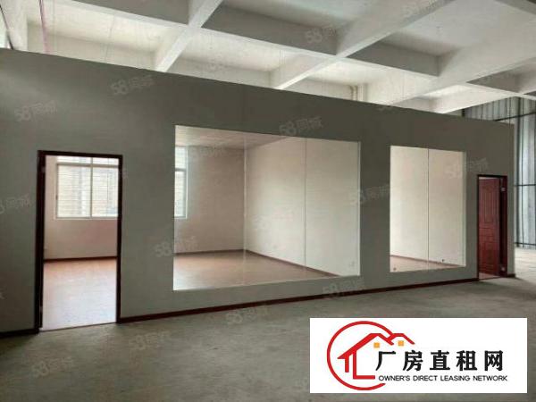  清溪三中一楼600平标准厂房，可进大车现成办公室，