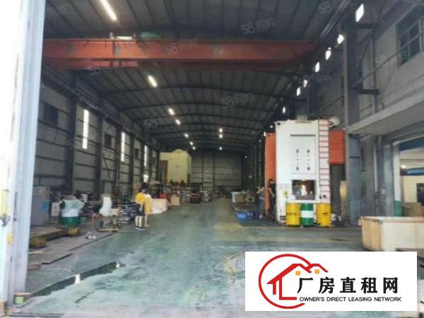  清溪镇新出单一层钢结构厂房1350平方出租，滴水12米带行车