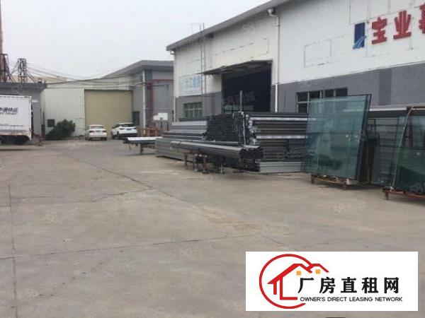  桥头镇原房东独门独院单一层钢构厂房2100平方，现成行车