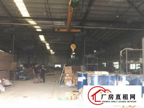  桥头镇原房东独门独院单一层钢构厂房2100平方，现成行车