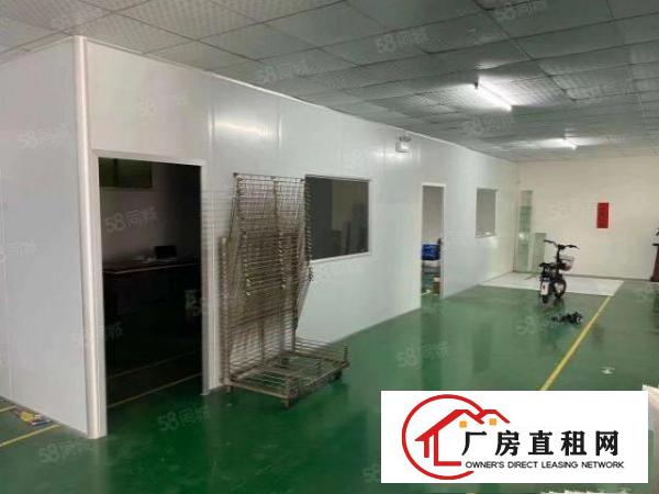  常平朗贝独院厂房分租标准一楼800平带办公地坪漆水电齐全出租