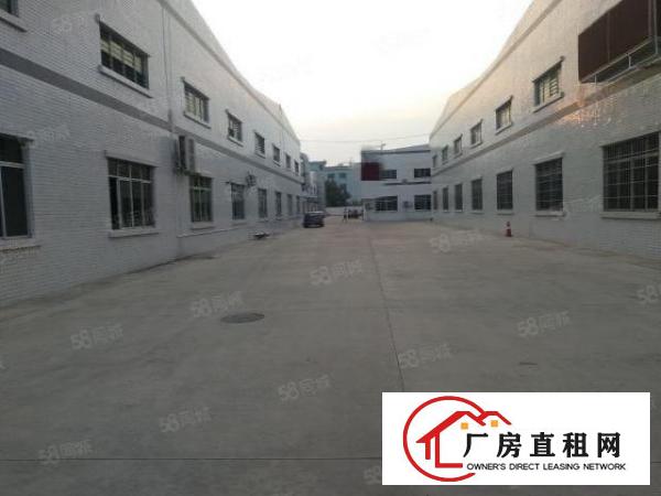  企石独院厂房单一层精装修钢钩超大空地工业用地可办环评
