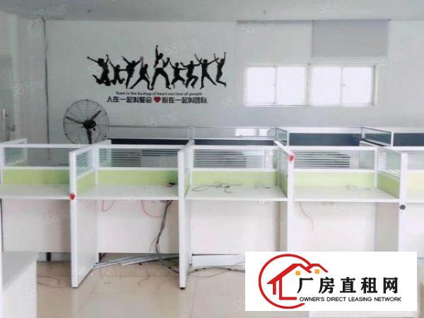  九成新装修！工业区二楼整层1600平方，可分租，水电齐全