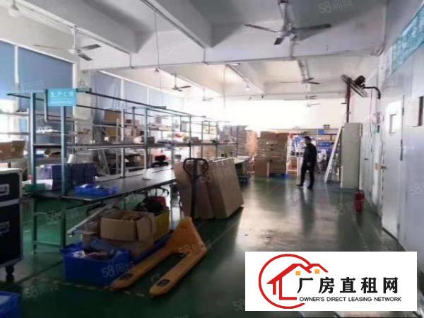  茶山镇正规工业区新空出1000方无尘车间不需要转让费精装修