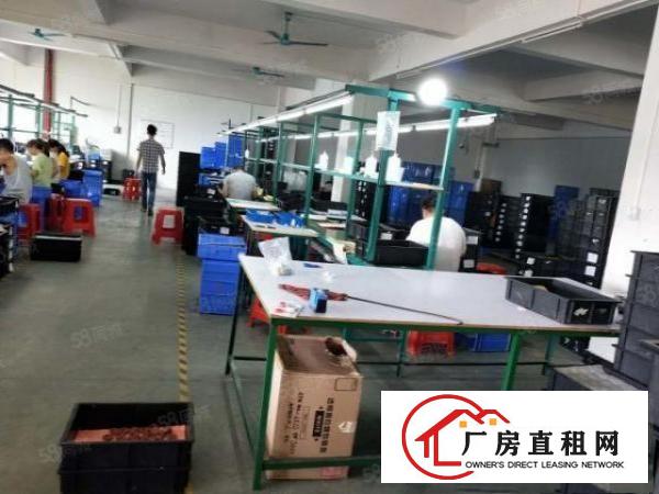  石排庙边王楼上标准厂房700方租11元，现成办公室车间水电