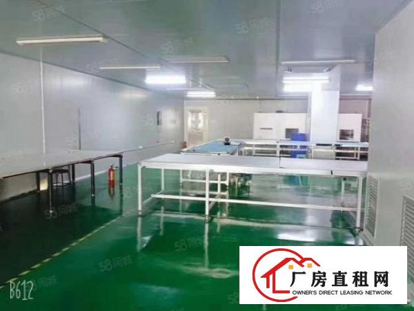  大岭山107道边现成5800平无尘车间出租豪华办公室装修