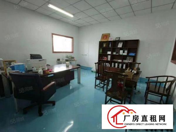  厂房出租！新出原房东全新装修地坪漆吊顶现成办公室入驻即可生产
