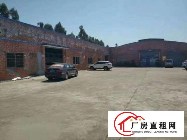  望牛墩环城路旁单一层钢结构带隔热厂房2300平方出租可办环评