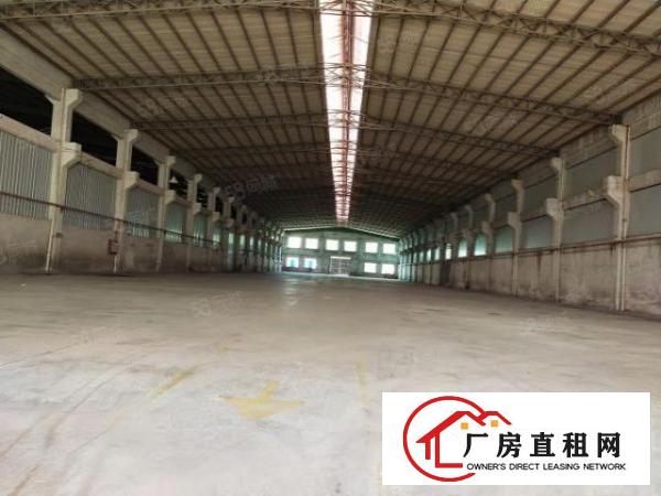  洪梅镇独院厂房空地大滴水9米证件齐全有卸货平台，中间没有柱子