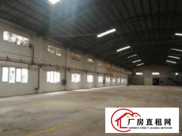  万江新出环城路边工业园分租1200平方单一层钢构厂房仓库出租