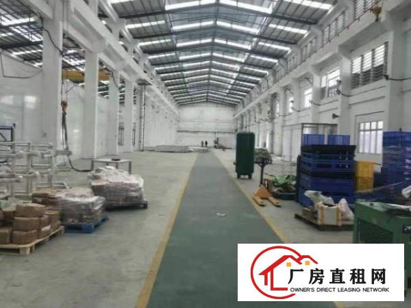  万江新村工业区单一层滴水8米高1800平方厂房带行车出租