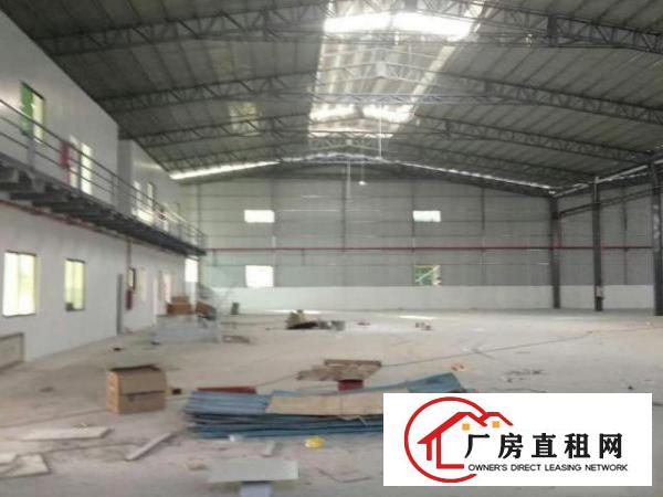  中堂新出钢结构单一层2500平方厂房出租带牛角价格优惠