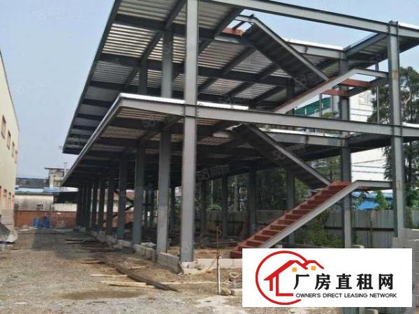  中堂镇独门独院单一层超靓2000平方厂房业主直租，空地大